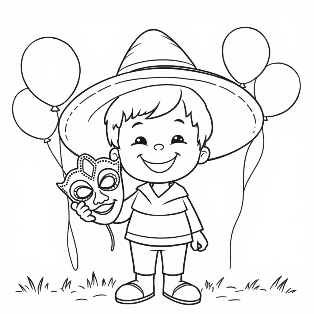 Sunny Carnival Fun colored preview