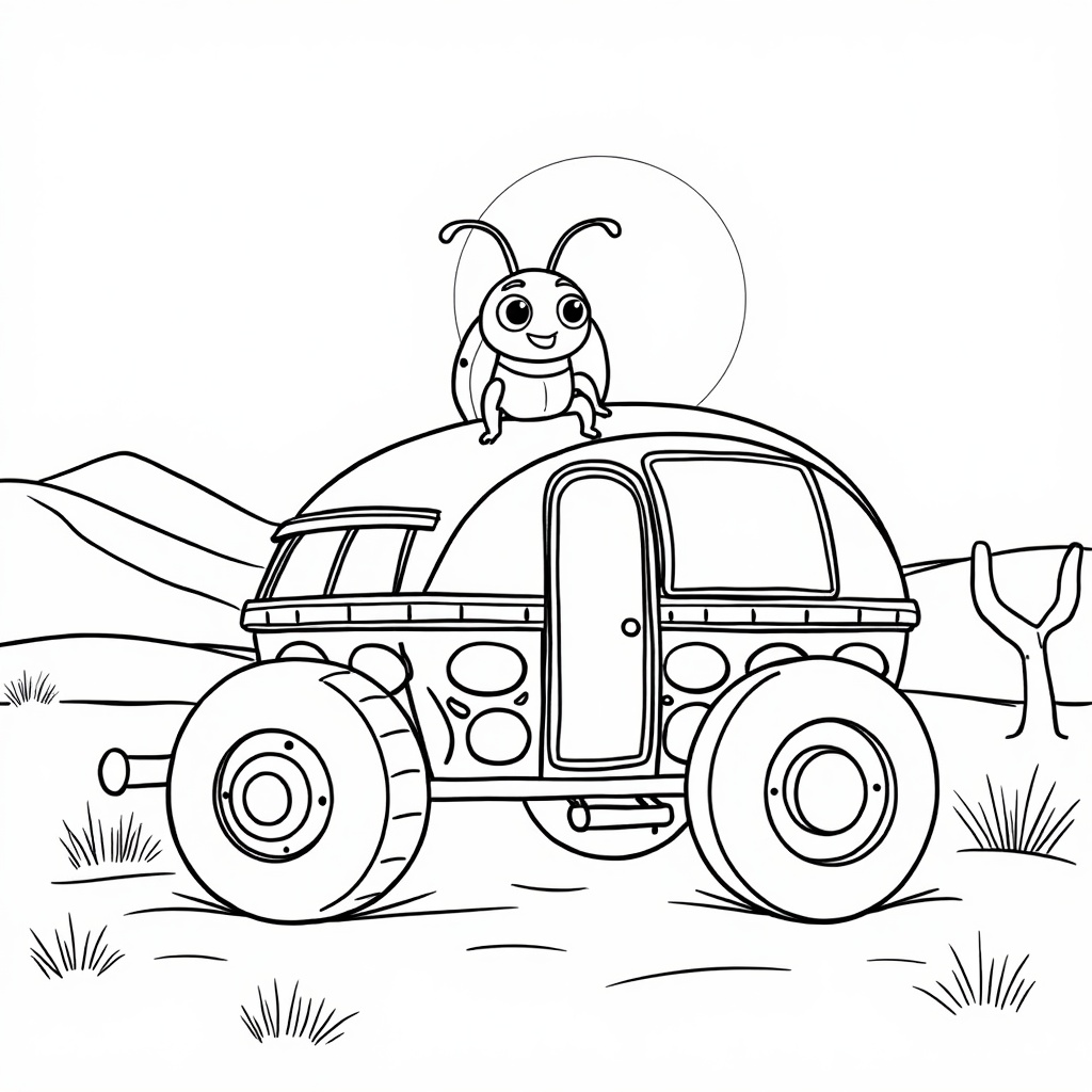 The Happy Caravan Adventure colored preview