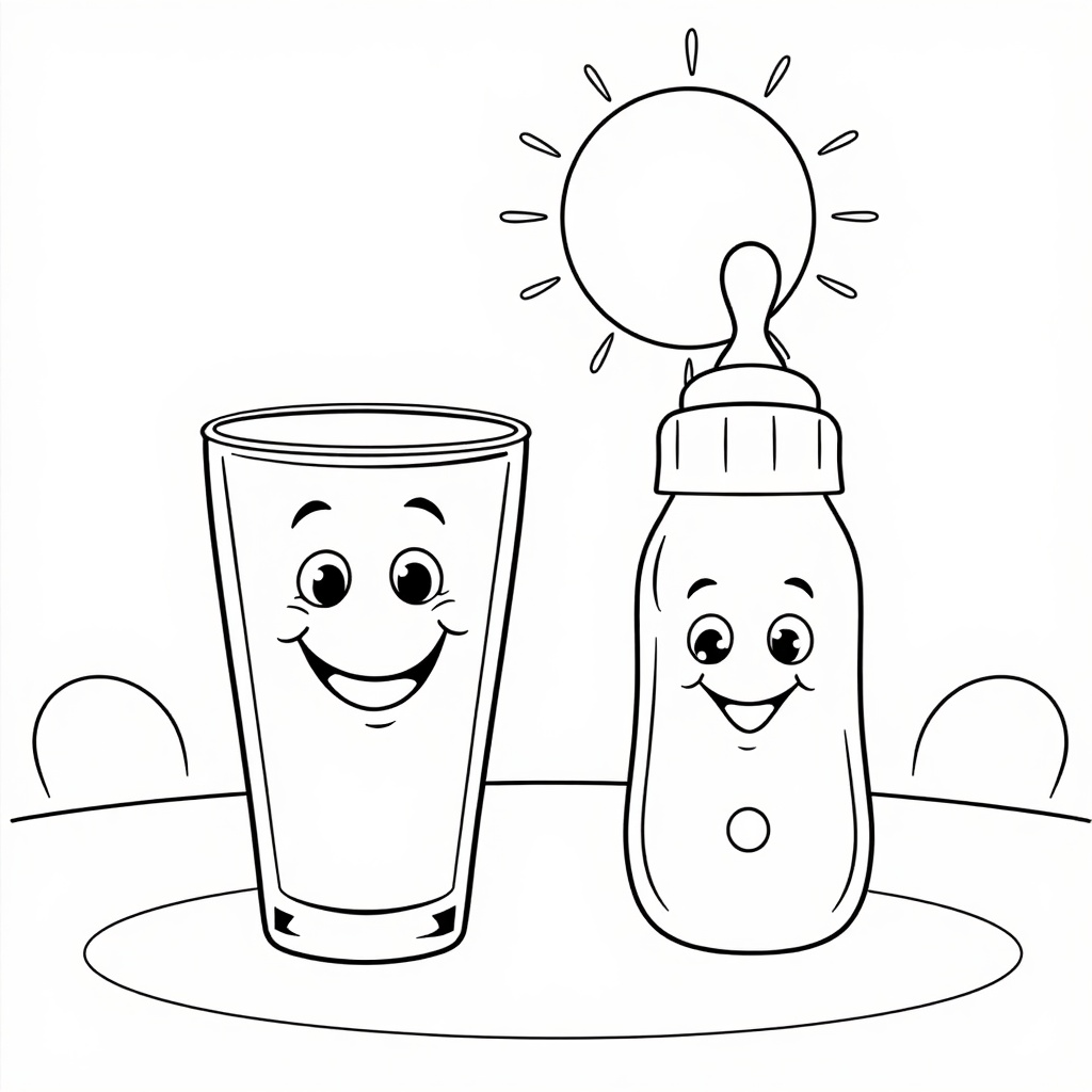 Happy Drink Friends colored preview