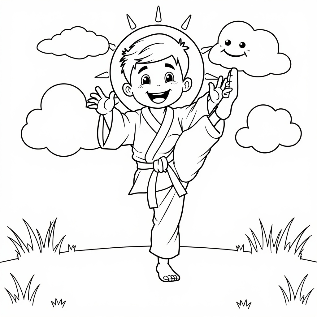 Kickin' It With Joy colored preview