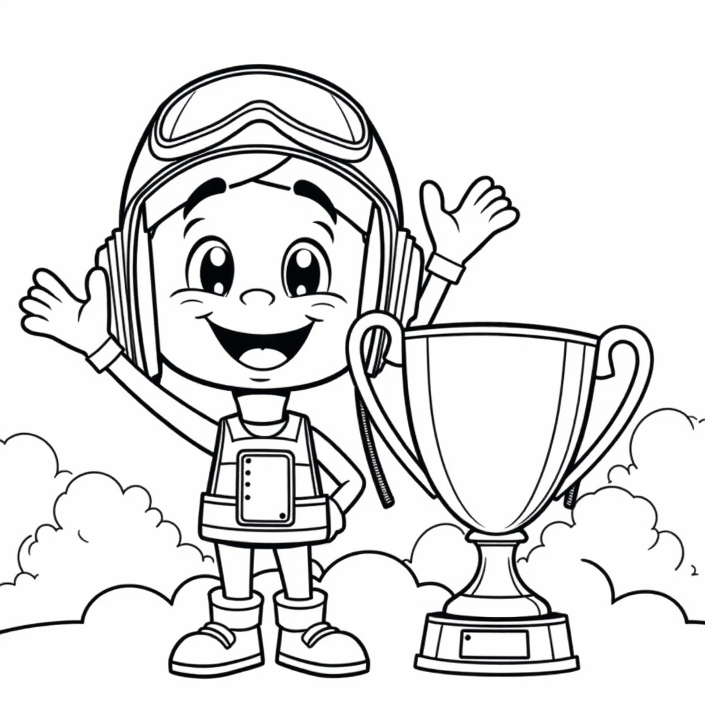 Victory in the Sky colored preview