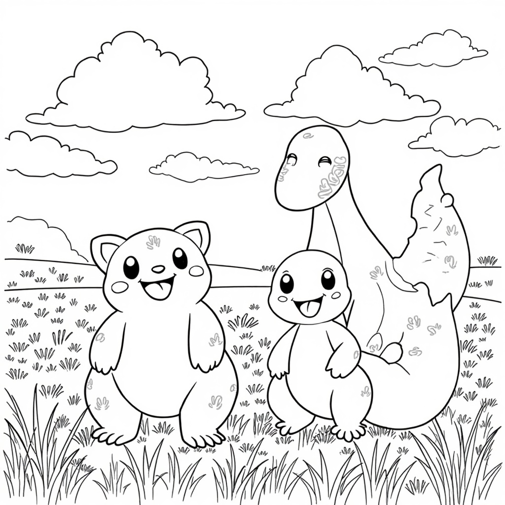 Teddiursa's Happy Day colored preview