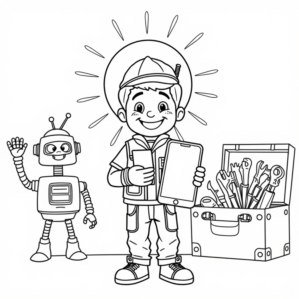 The Little Inventor's Phone colored preview