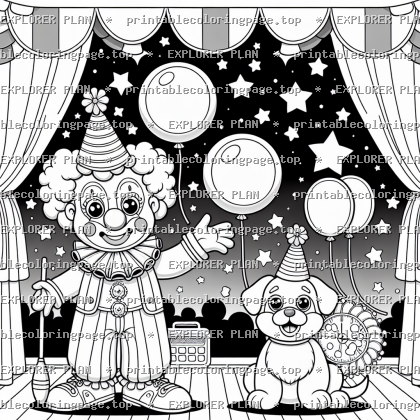 Circus Fun with Clown Friends