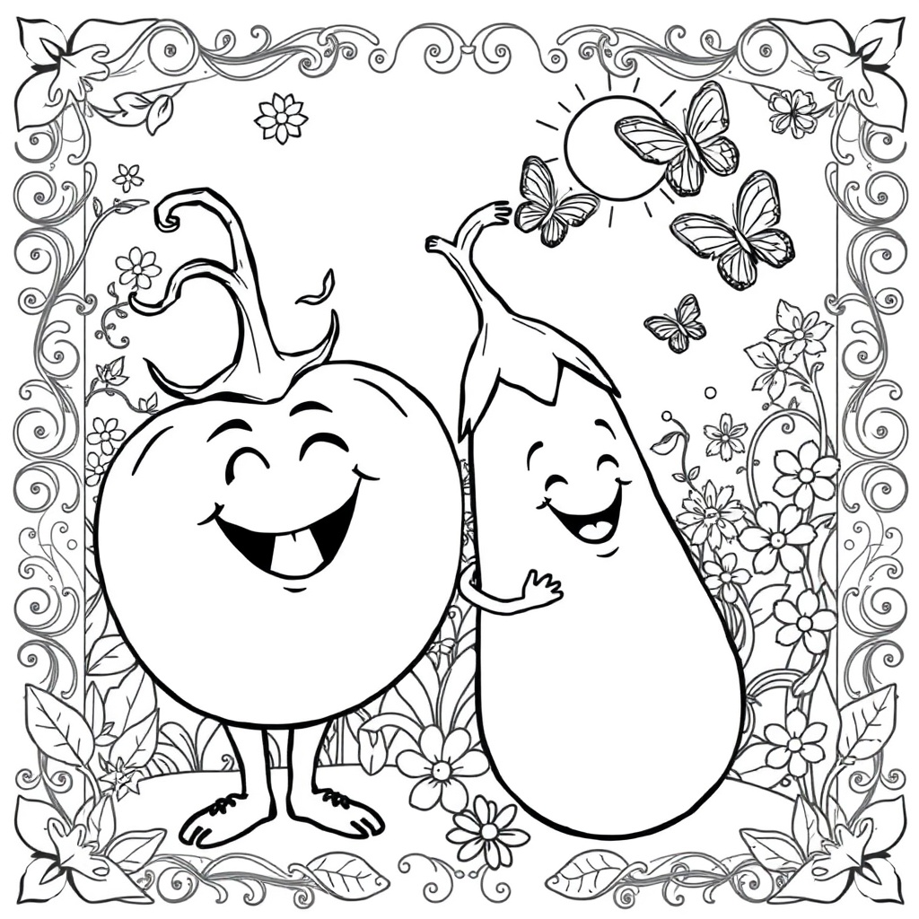 Tomato and Eggplant's Adventure