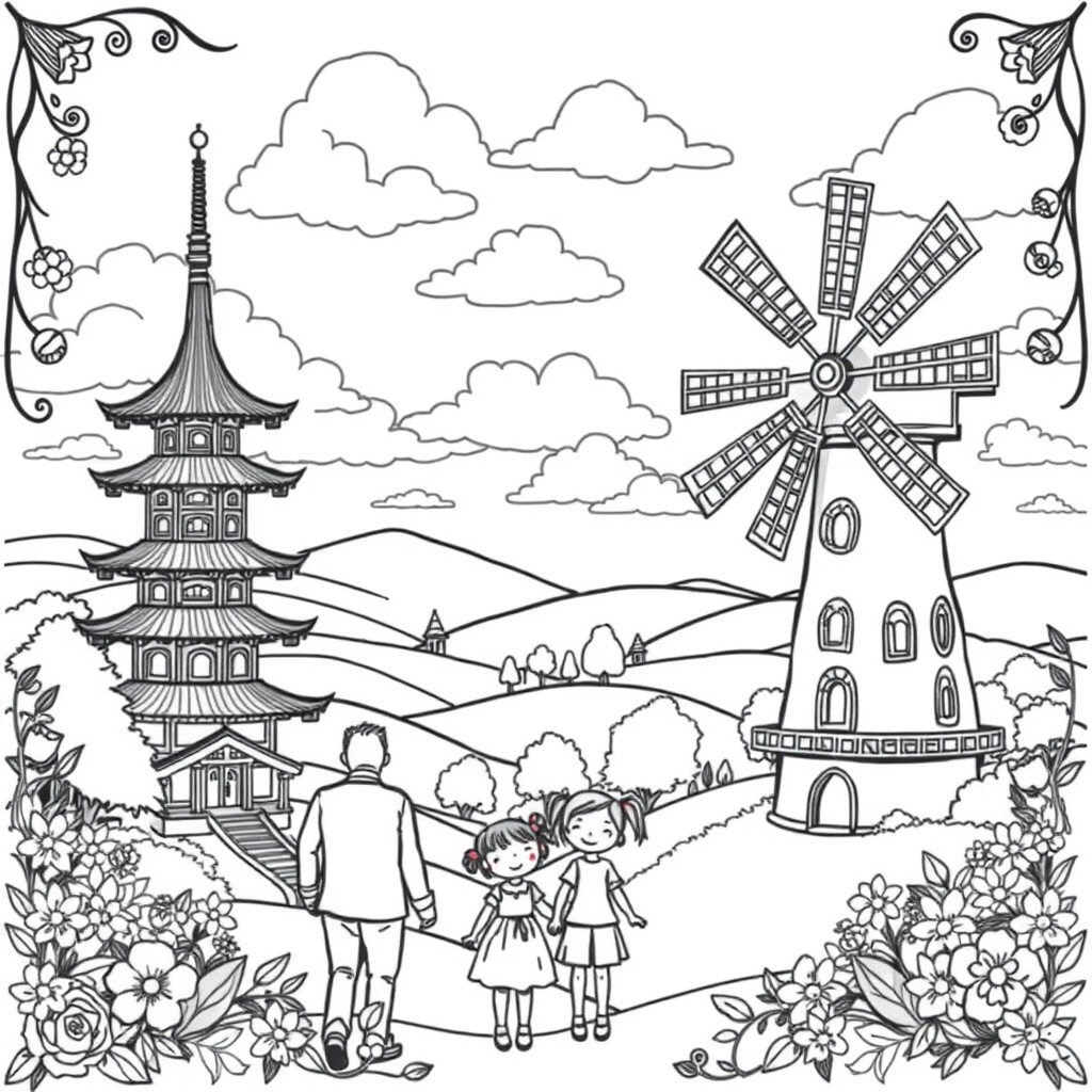 Wonders of Windmill and Pagoda