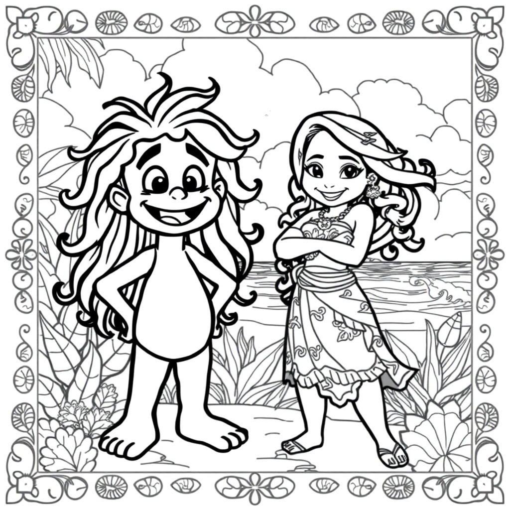 Creeper's Adventure with Moana