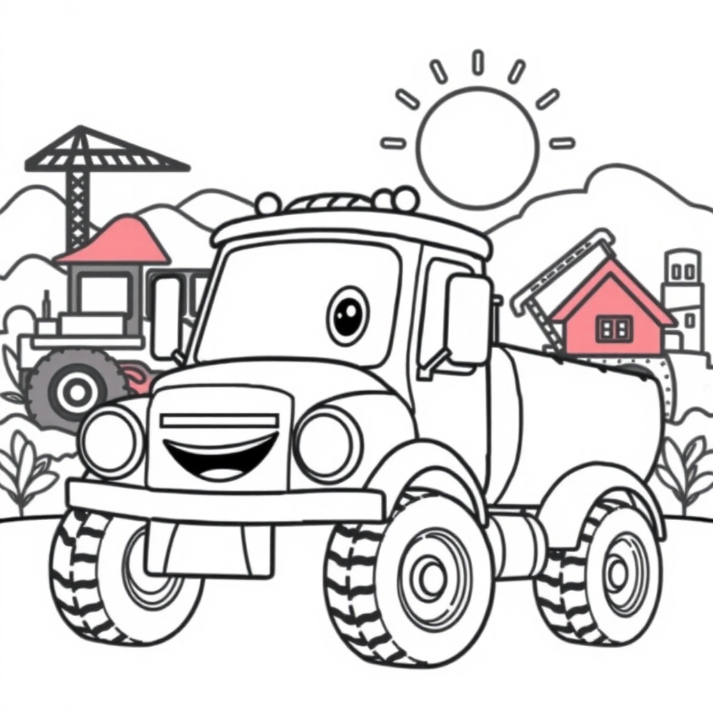 Happy Transport Truck