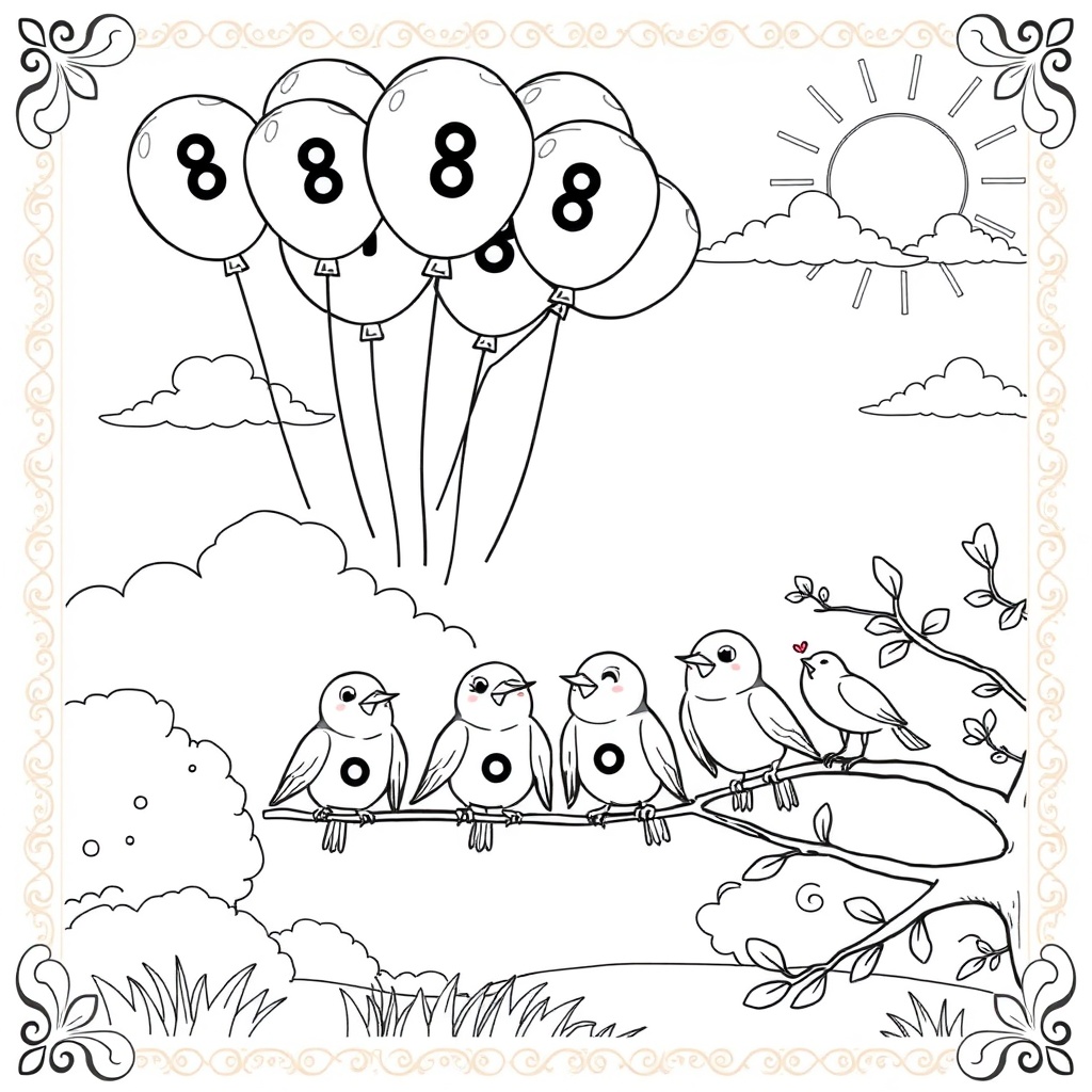 Balloons and Birds Fun