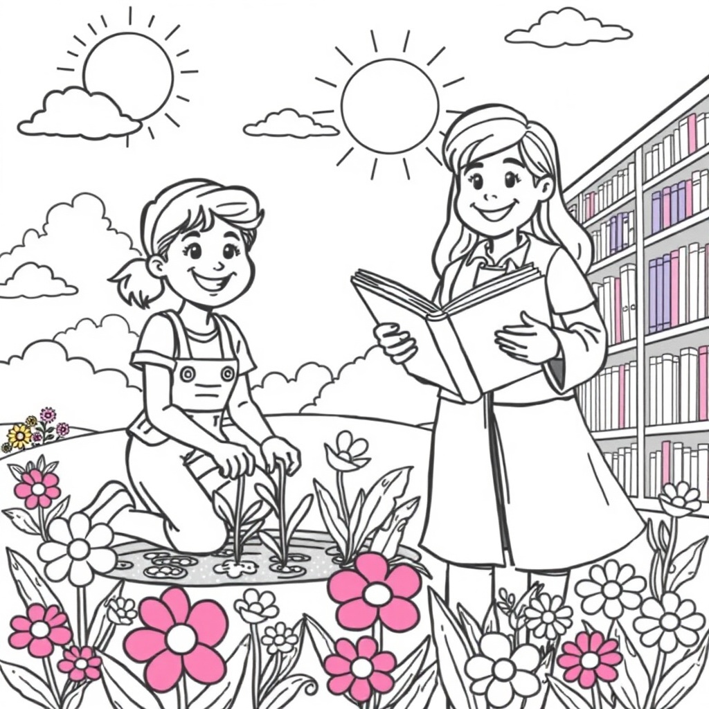 Gardening and Reading Fun