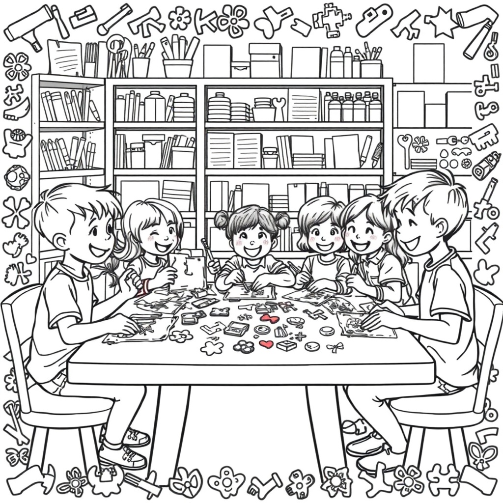 Sticker Crafting Fun