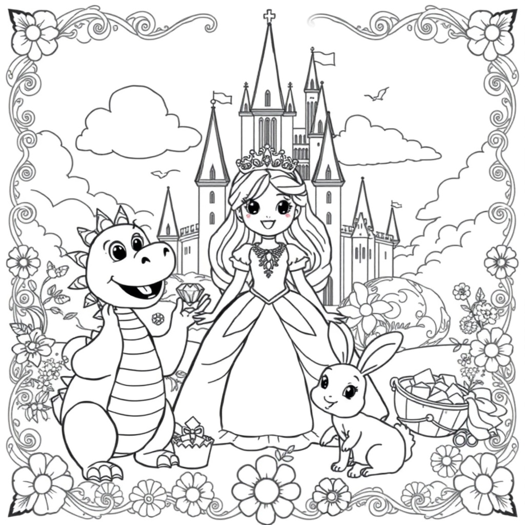 Princess and the Jewel Dragon