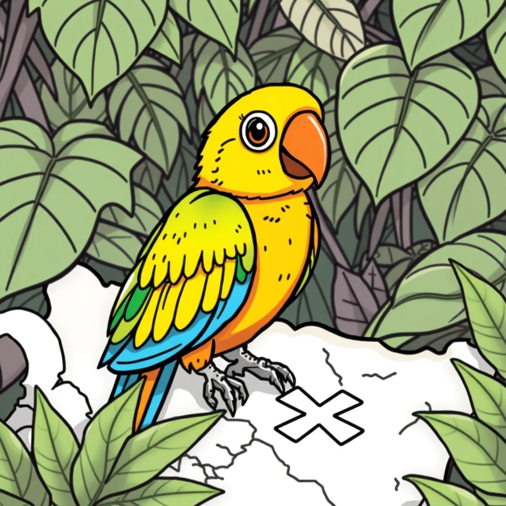 Parrot's Treasure Adventure