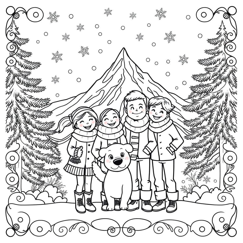 Snowy Summit Adventure