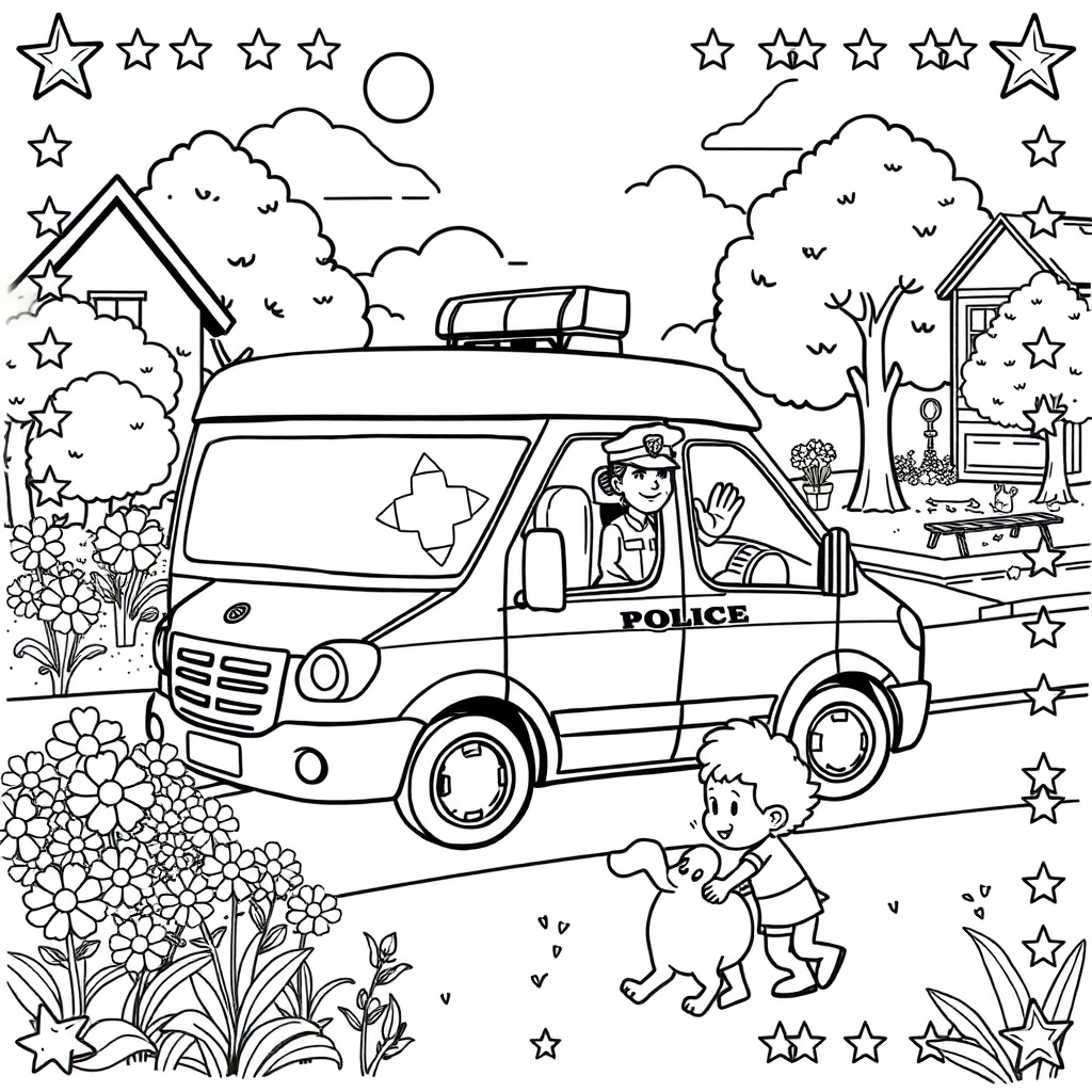 The Friendly Police Van