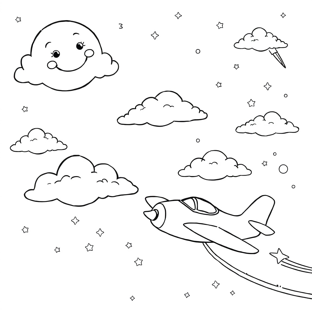 Moonlit Skies and Flying High