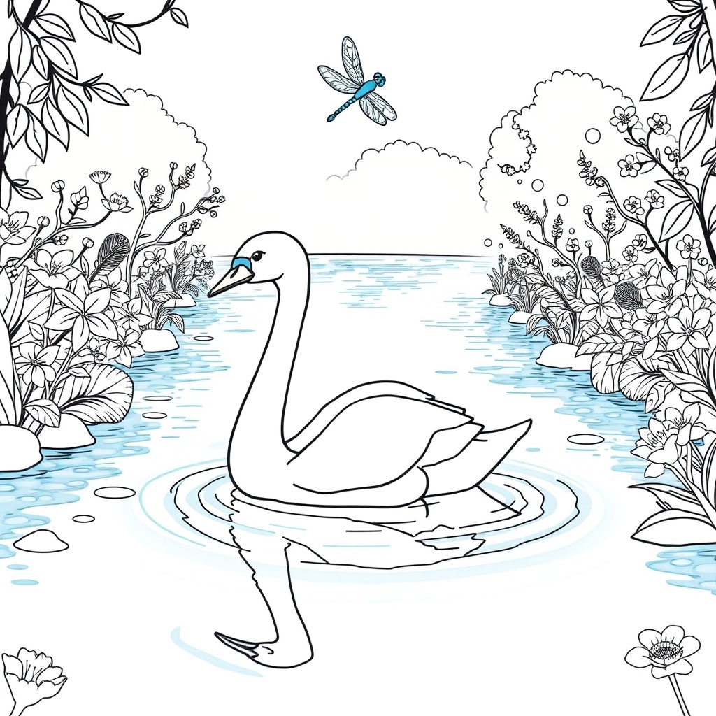 Swan and Dragonfly Dance