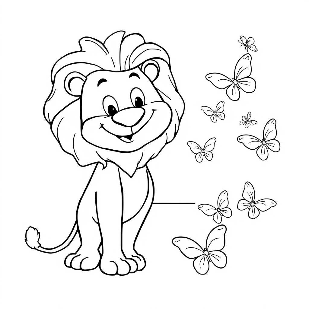 Lively Lion and Letter L