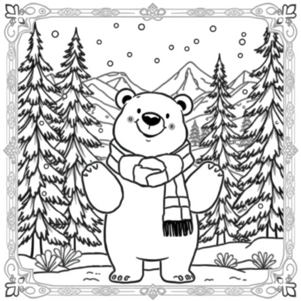 Polar Bear's Winter Adventure