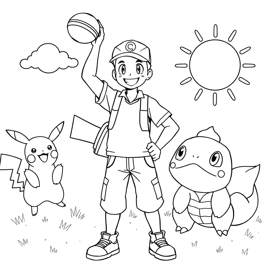 Happy Trainer and Friends